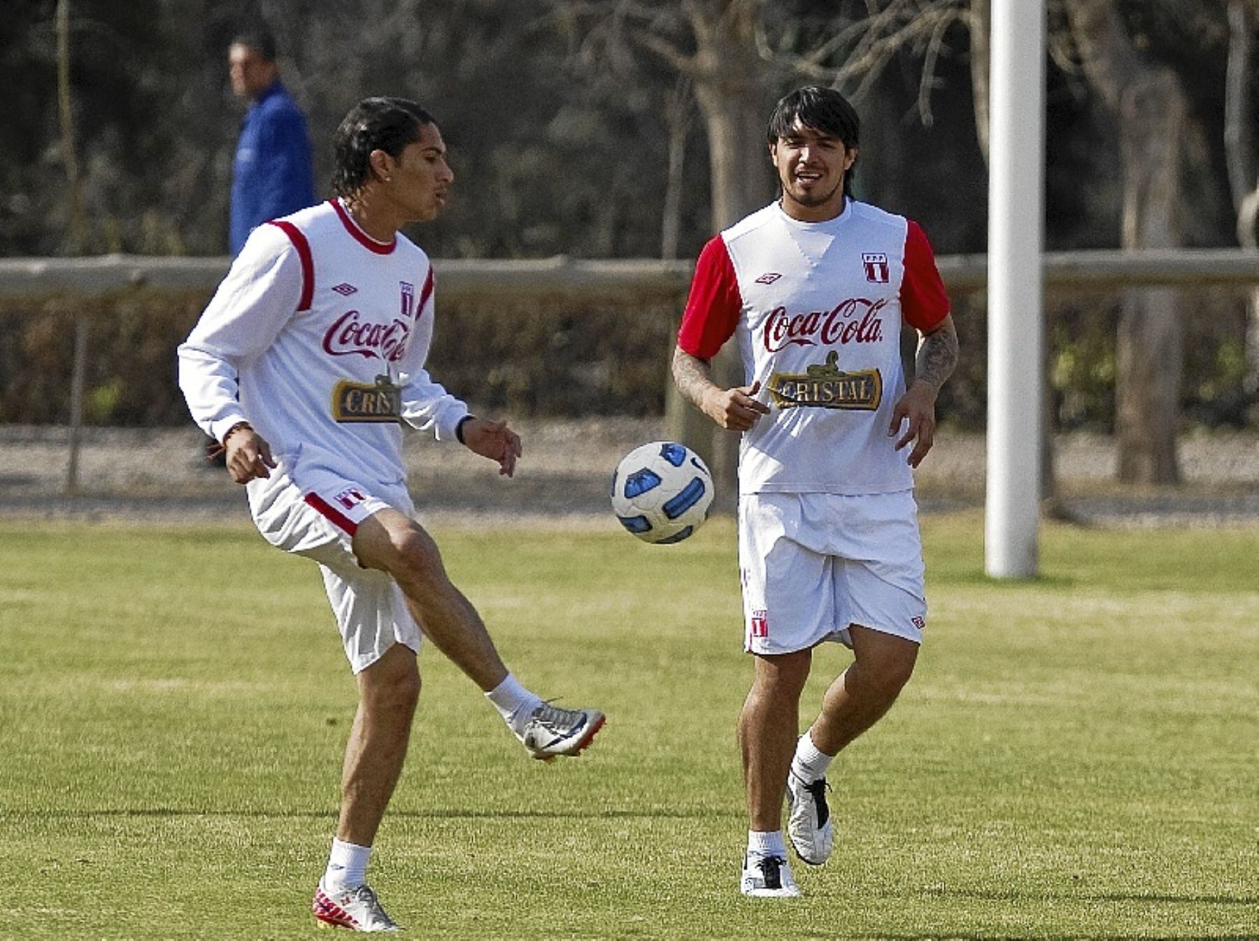 Juan Manuel Vargas y Paolo Guerrero compartieron vestuario en la selección peruana, incluso ganaron una medalla de bronce en la Copa América 2011.