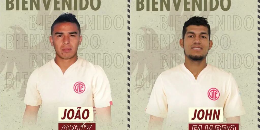 Fichajes de la Liga 1: Joao Ortiz y John Fajardo son nuevos jugadores de UTC para el 2023