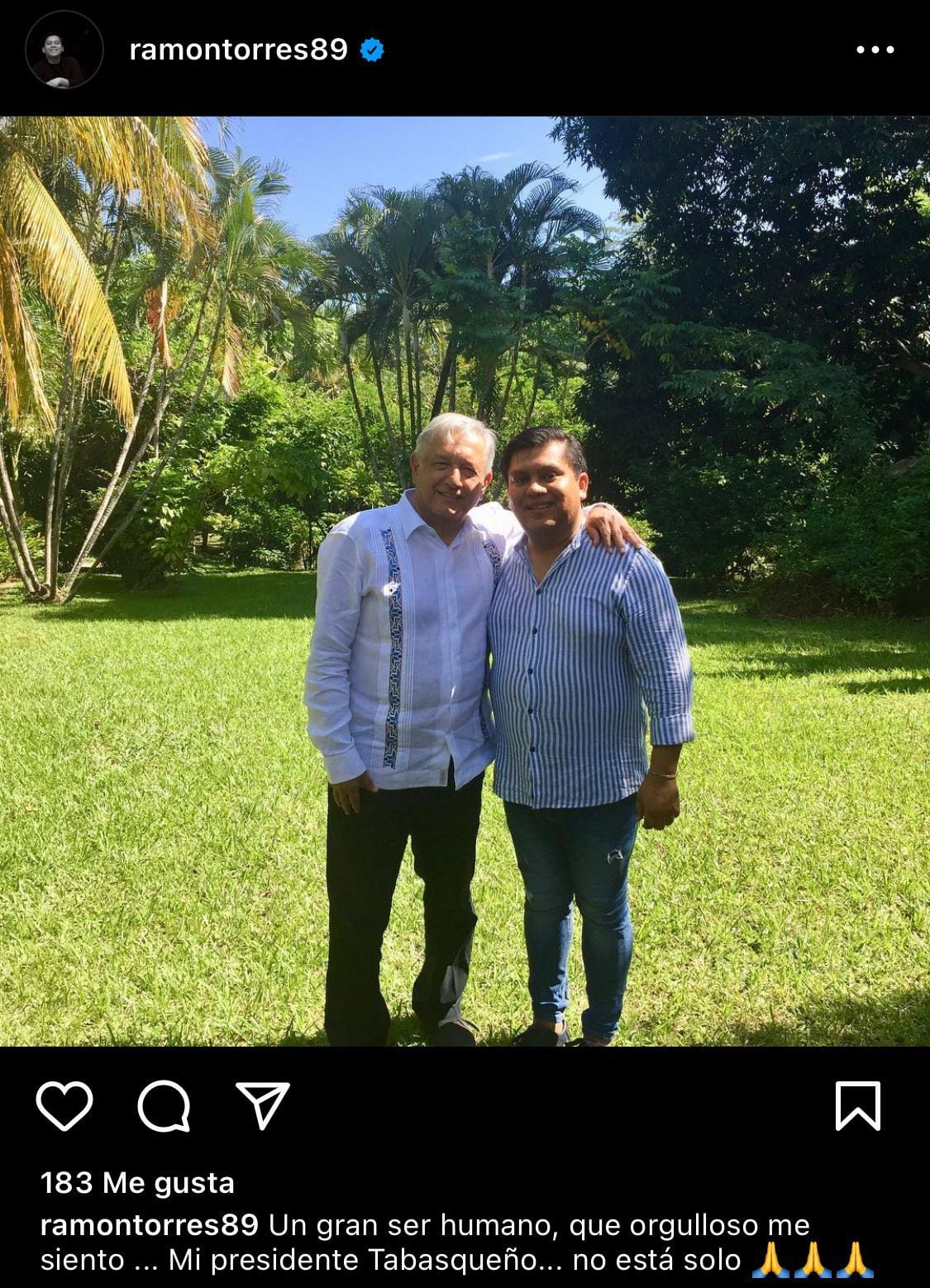 El chef fue contratado en la Secretaría Particular de la Presidencia de la República, según una investigación periodística (Instagram/@ramontorres89)