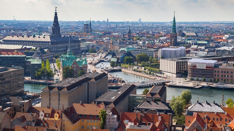 Copenhague, capital de Dinamarca, que encabeza el ranking de Estado de Derecho