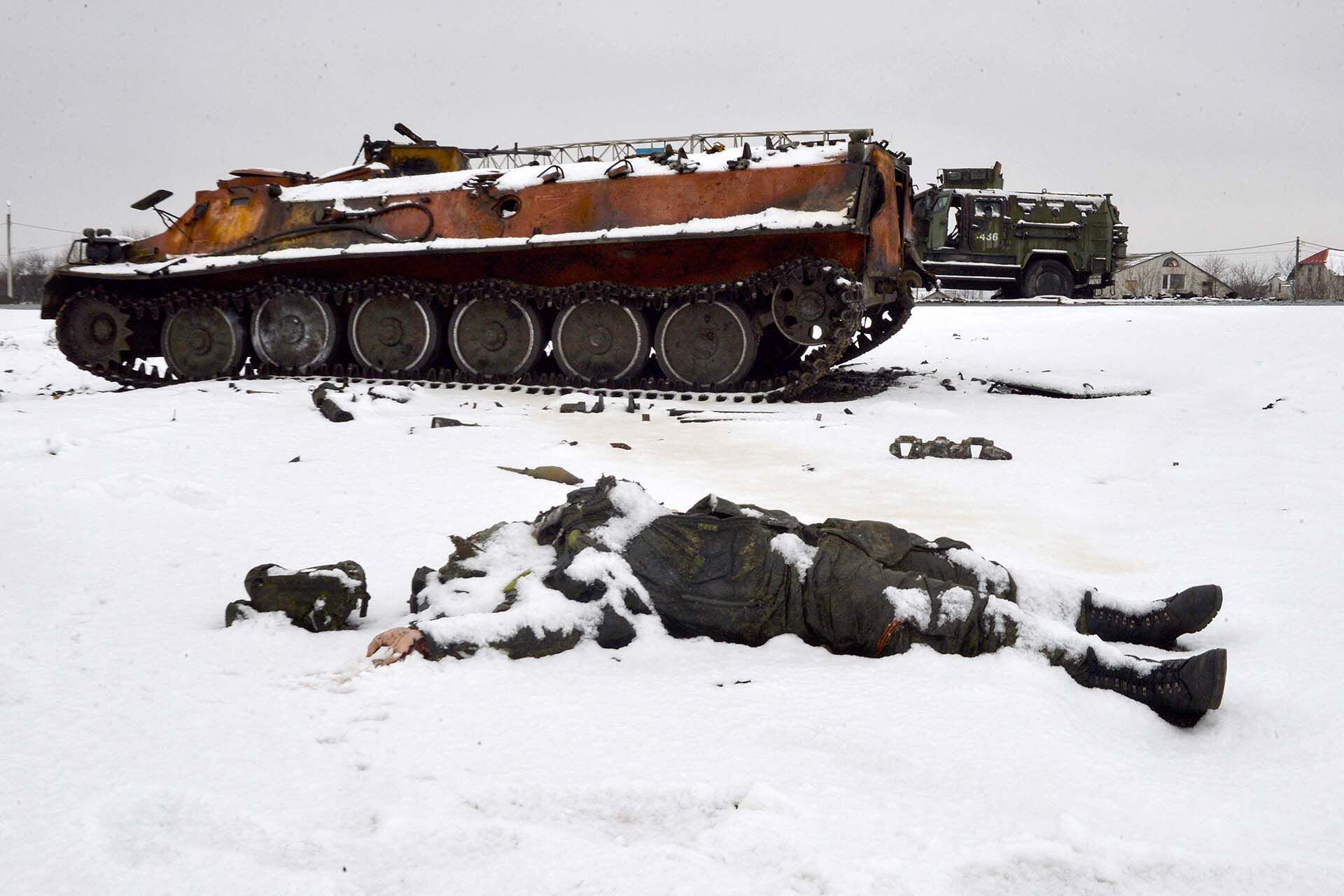 Ucrania estima en 250.000 las bajas del ejército ruso desde el inicio de la invasión (Sergey BOBOK / AFP)