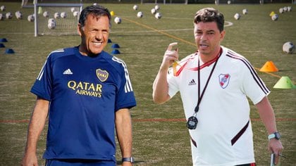 Russo y Gallardo: ¿se cruzarán en la actual edición de la Libertadores?