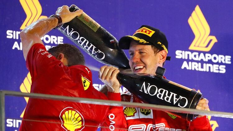 Vettel se quedÃ³ con el primer puesto REUTERS/Thomas Peter