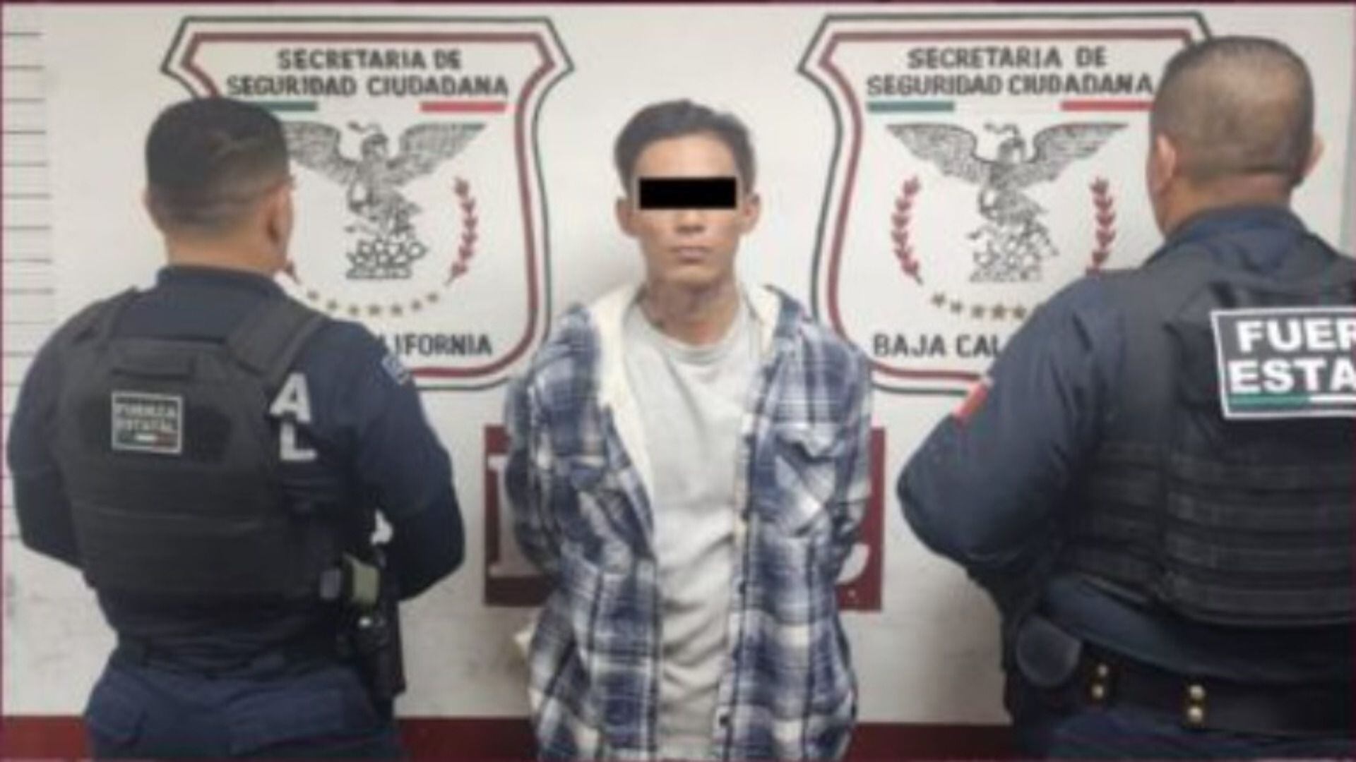 One of the subjects detained by the authorities (Photo: SSCBC)
