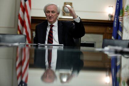 El ex secretario interino de Justicia, Jeff Rosen. Foto: REUTERS/Yuri Gripas