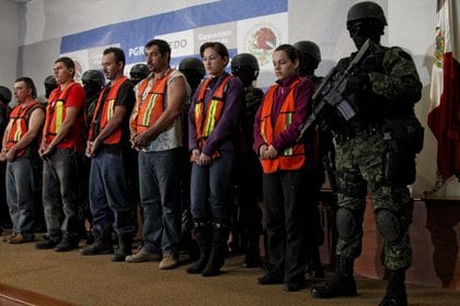 En 2012, al menos diez presuntos miembros de la célula criminal de Los Cabrera, fueron detenidos durante un enfrentamiento (FOTO: ENRIQUE ORDÓÑEZ/CUARTOSCURO)