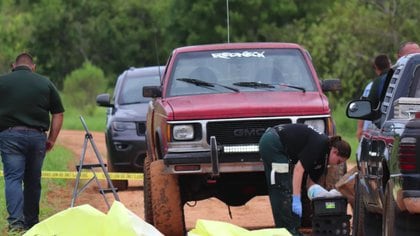 Los hechos sucedieron en Lake Streety Road, un camino de tierra en Frostproof, Florida, la noche del 17 de julio de 2020 (Polk County Sheriff's Office)