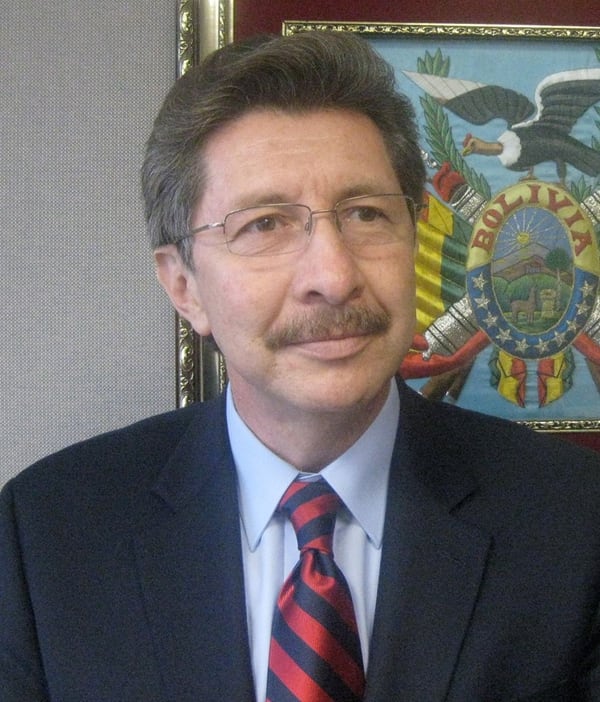 Carlos Sánchez Berzaín, ex ministro del gobierno de Gonzalo Sánchez de Lozada, derrocado en 2003 y actual presidente del Instituto Interamericano para la Democracia