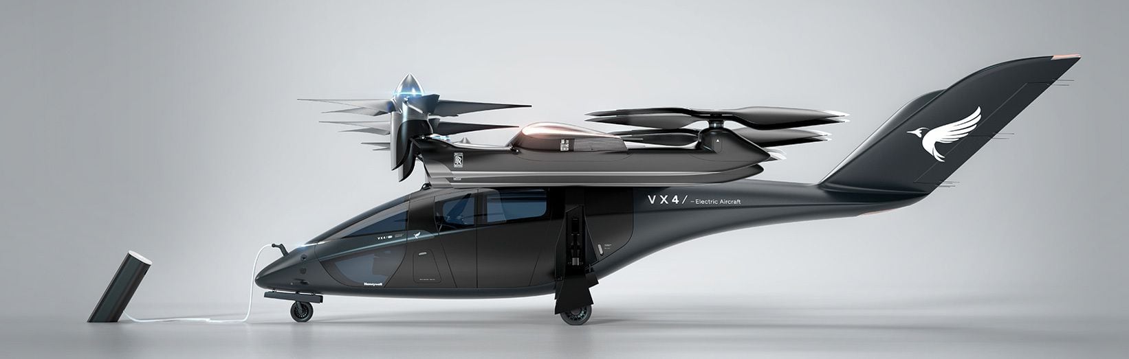 El VX4, la aeronave eléctrica de despegue y aterrizaje vertical (eVTOL) en desarrollo que es el eje del proyecto