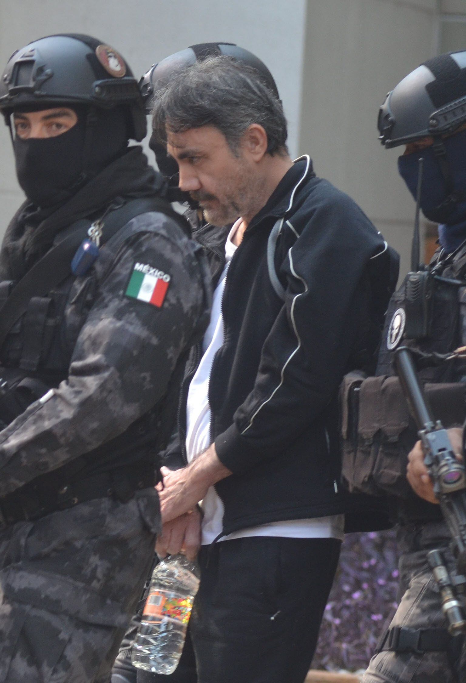 Damaso López Núnez, mejor conocido como "El licenciado", fue detenido en la zona residencial Hares en la Colonia Nueva Anzures junto con sus esposa Rocío "N". (FOTO: ESPECIAL / CUARTOSCURO)