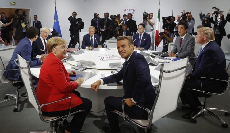 Los líderes del G-7 (AFP)