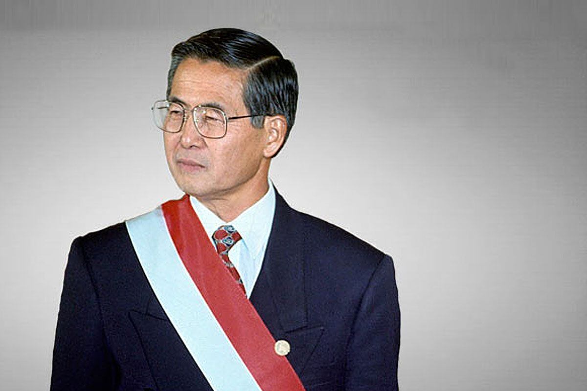 Alberto Fujimori (president of the republic 1990 – 2000).  Photo: Social networks.