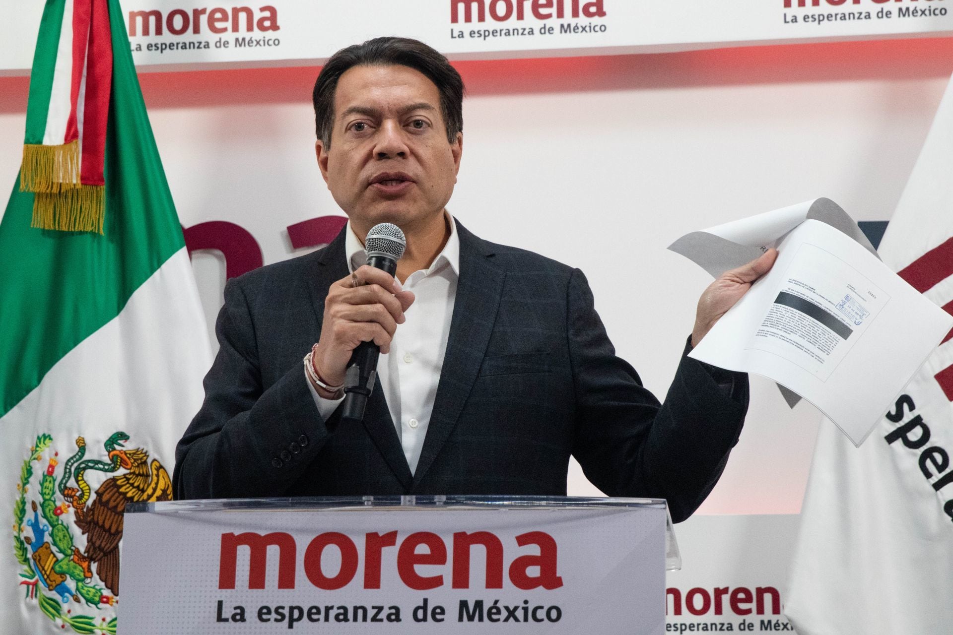 Mario Delgado will report on the pollsters to the corcholatas (MOISÉS PABLO/CUARTOSCURO.COM)