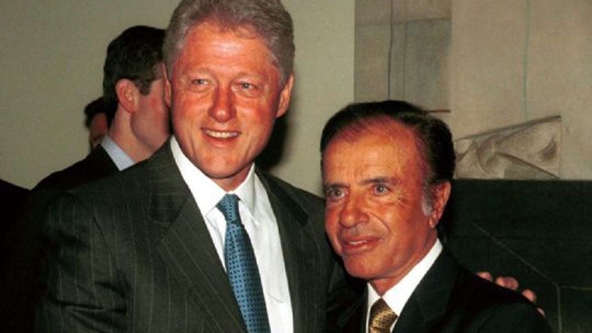 Carlos Menem intentó convencer a los funcionarios de Bill Clinton sobre la idea de un acuerdo