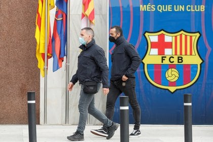 Las oficinas del Barcelona fueron allanadas este lunes (REUTERS/Albert Gea)