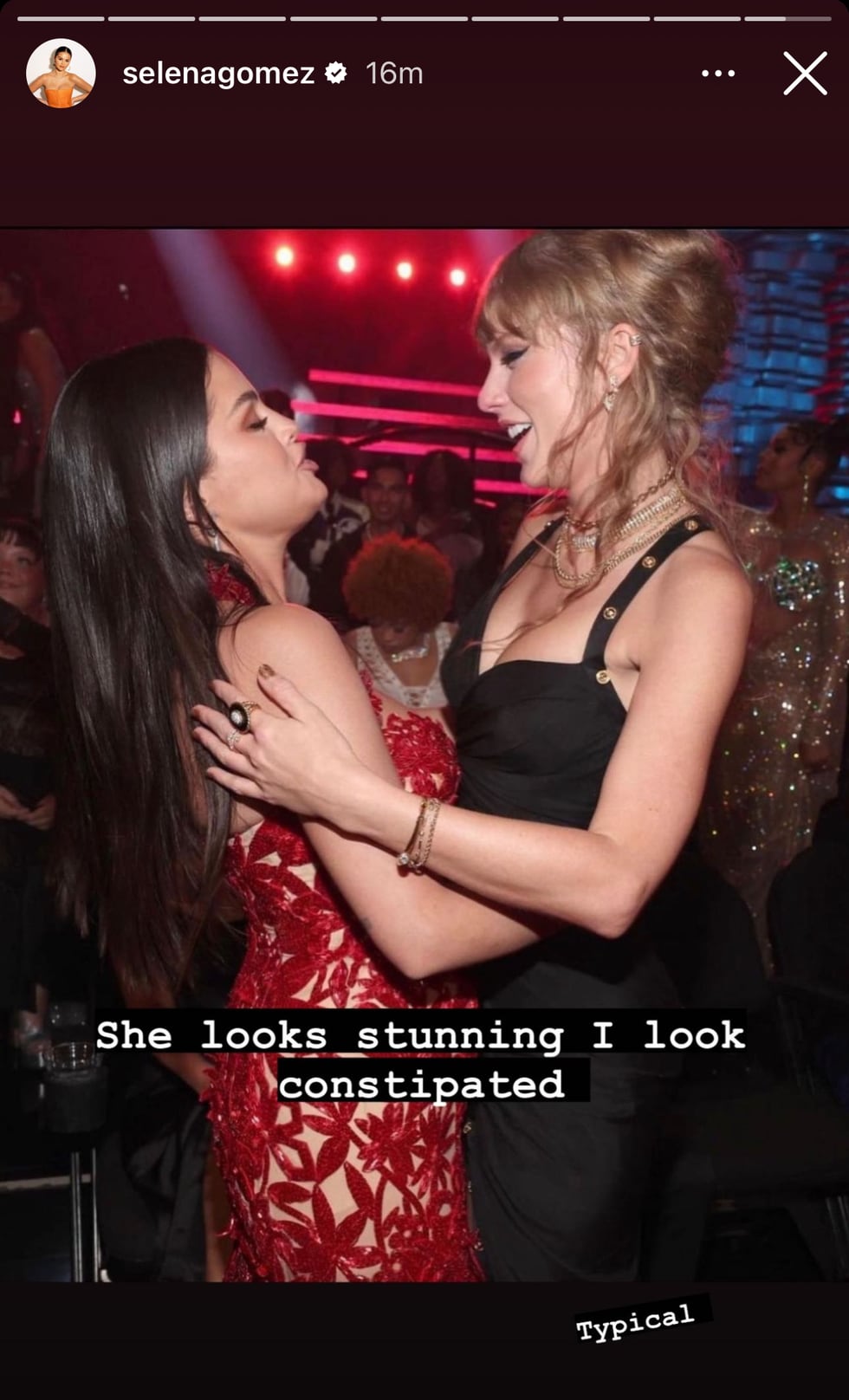 A pesar de las burlas, Selena Gomez compartió una graciosa foto con Taylor Swift