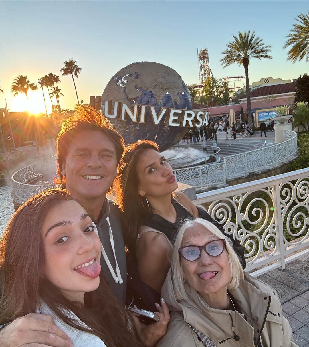 Las vacaciones de Momi Giardina con con su hija, su mamá y su ex
