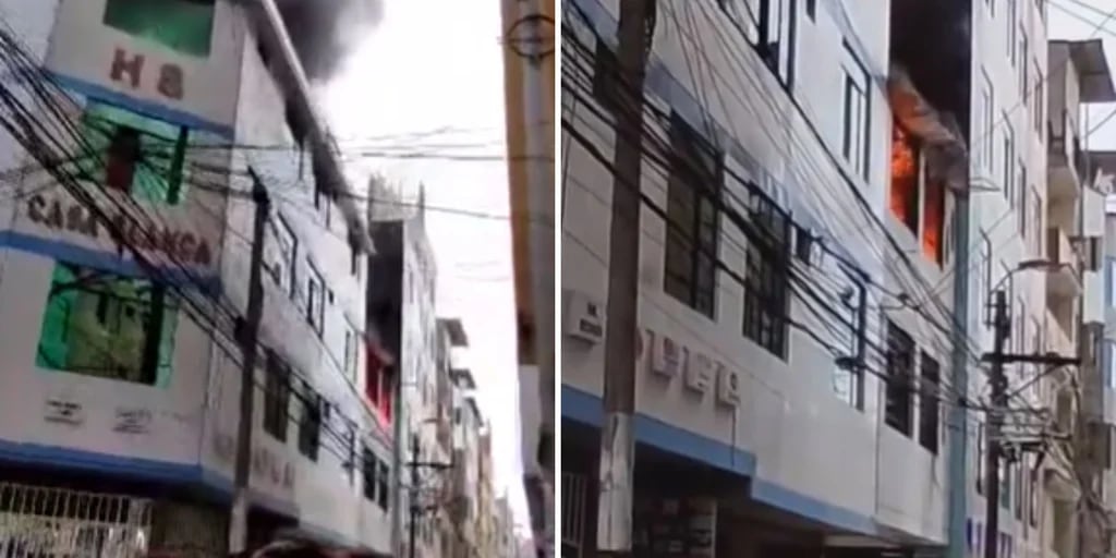 Reportan incendio de grandes proporciones en el hotel Casablanca de San Martín de Porres