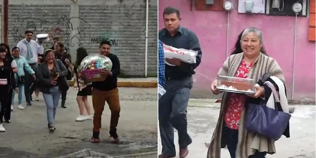 Un hombre llevó a toda su familia para pedirle matrimonio a su novia y se viralizó