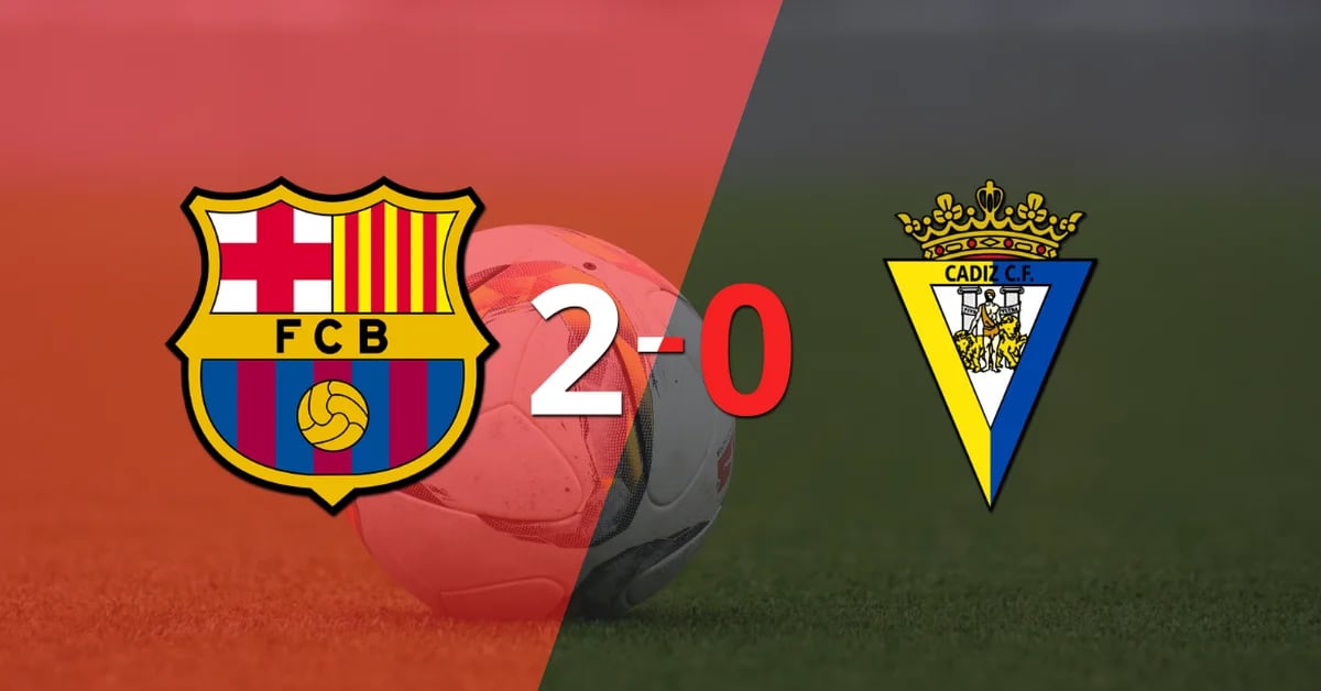 Barcelona beat Cadiz 2-0 at home