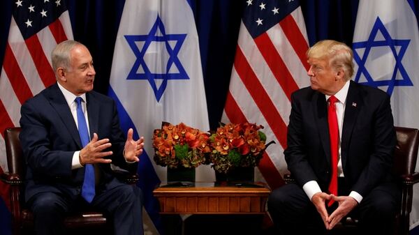 Benjamin Netanyahu, junto a Donald Trump (REUTERS)