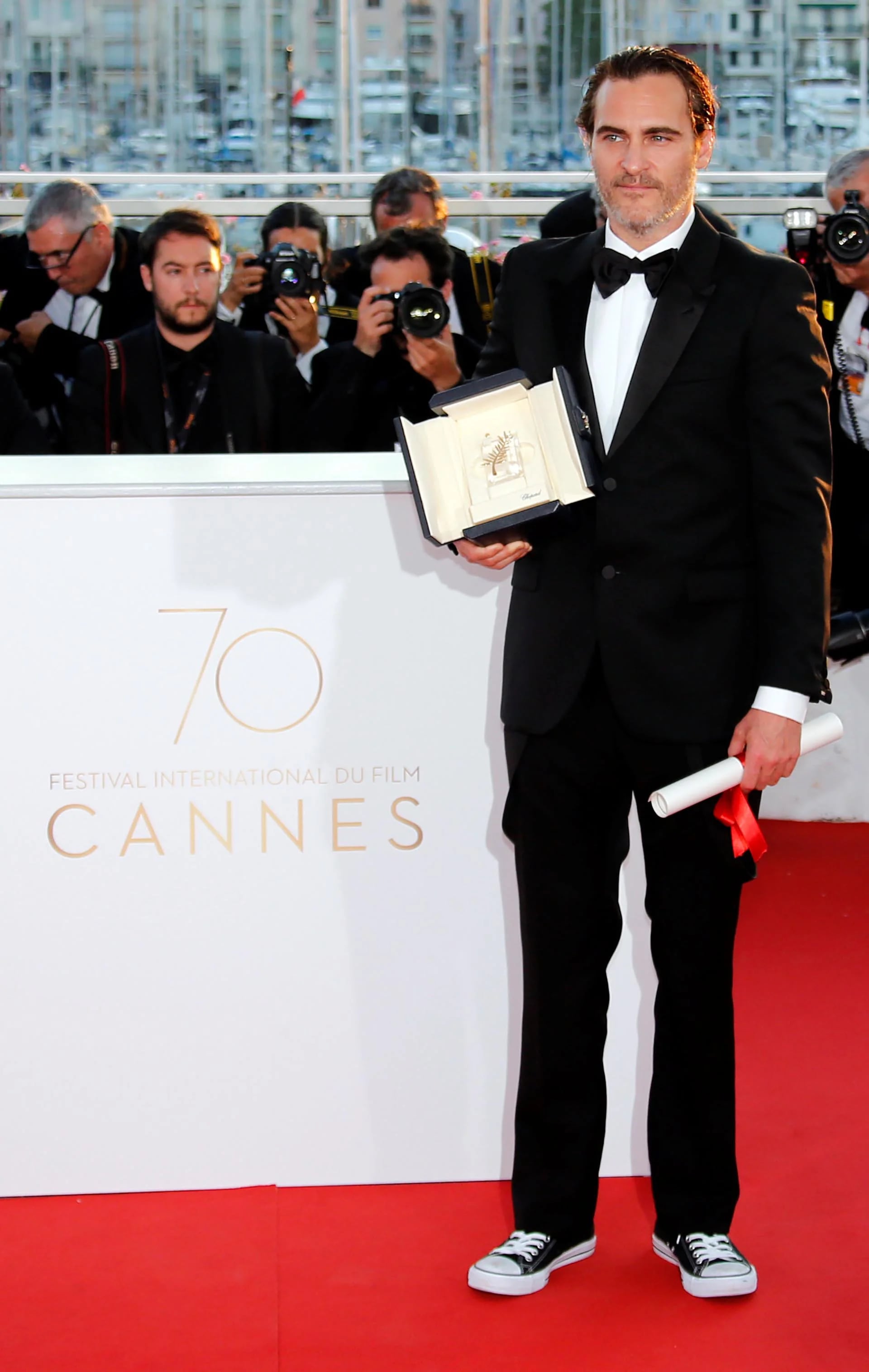 Joaquin Phoenix, actor de “You Were Never Really Here” REUTERS/Jean-Paul Pelissier