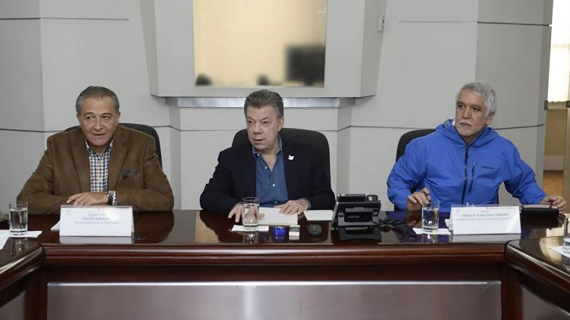 Juan Manuel Santos encabezó un Consejo de Seguridad desde el Palacio de Nariño (Presidencia de Colombia)