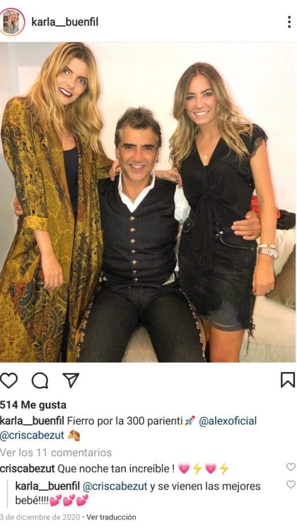 En 2019 se le vinculó amorosamente con Alejandro Fernández (Foto: Instagram/karla__buenfil)