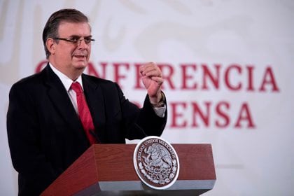 Ebrard had announced negotiations with the US government and the possibility of giving labor rights to consular employees (Photo: Courtesy of the Presidency)