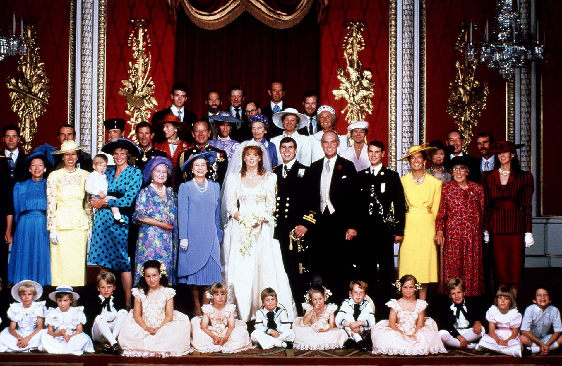 Casamiento del príncipe Andrew y Sarah Ferguson ((Mandatory Credit: Photo by Shutterstock))
