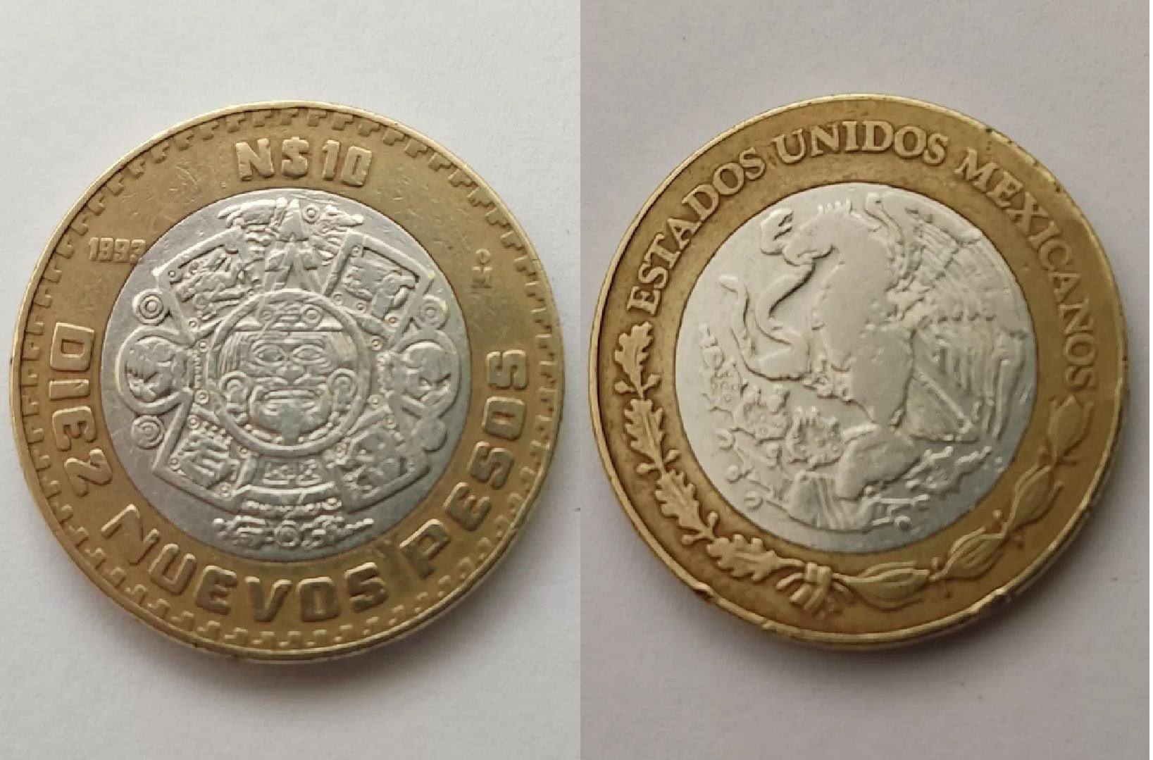 moneda 10 pesos plata