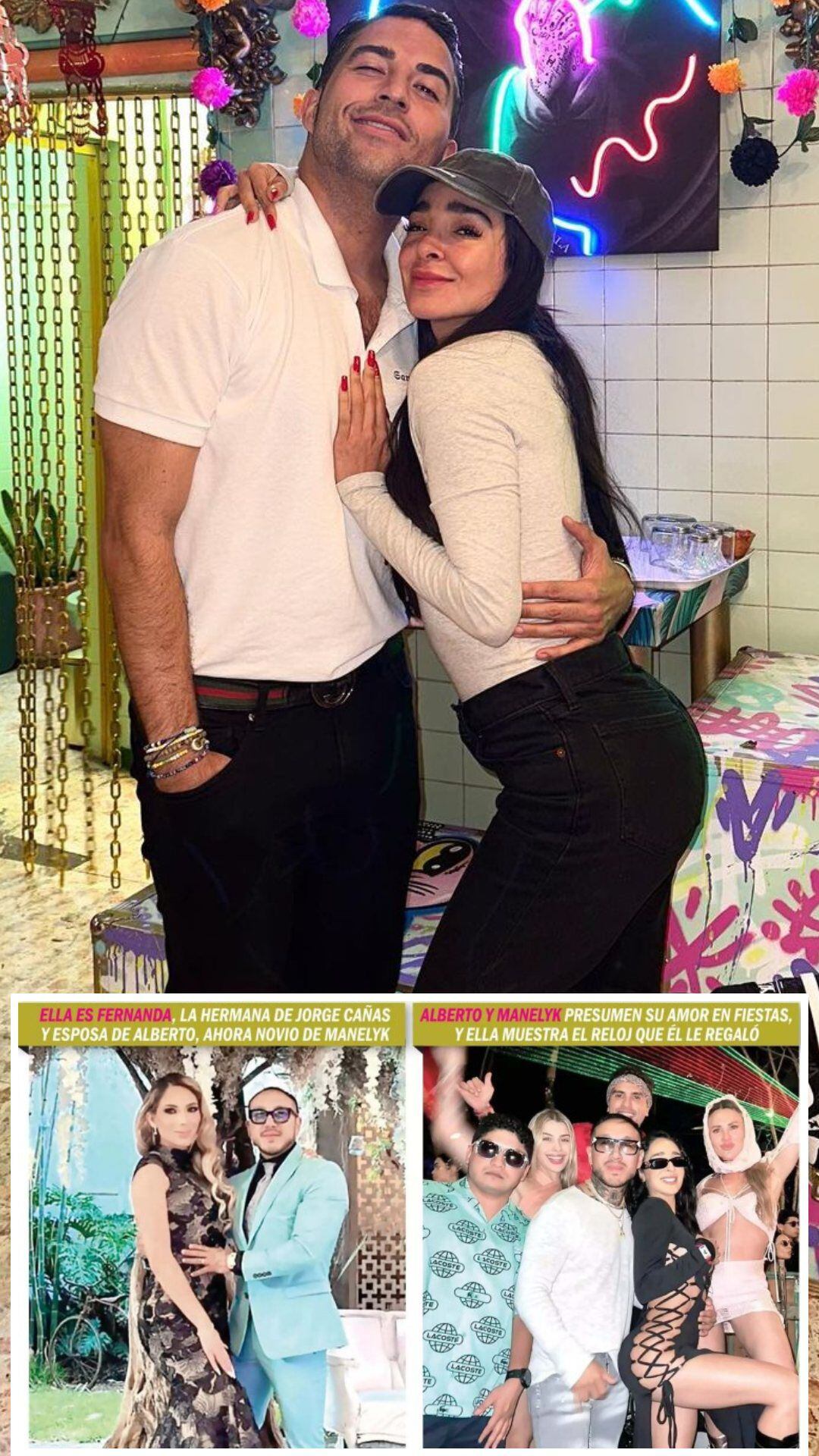 De acuerdo con TVNotas, la influencer inició una relación con el cuñado de Jorge Cañas a sus espaldas y de su hermana, Fernanda.