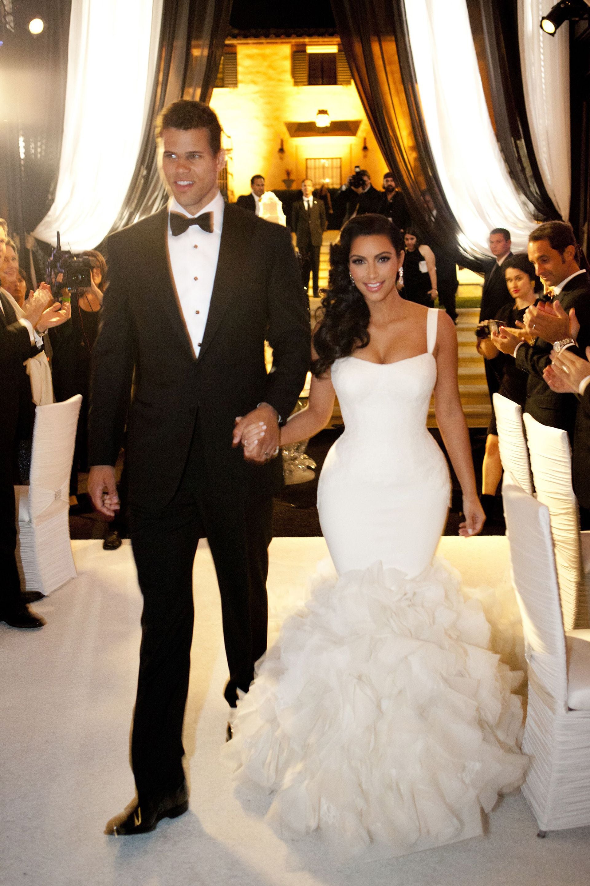 Kim Kardashian y Kris Humphries (Shutterstock)