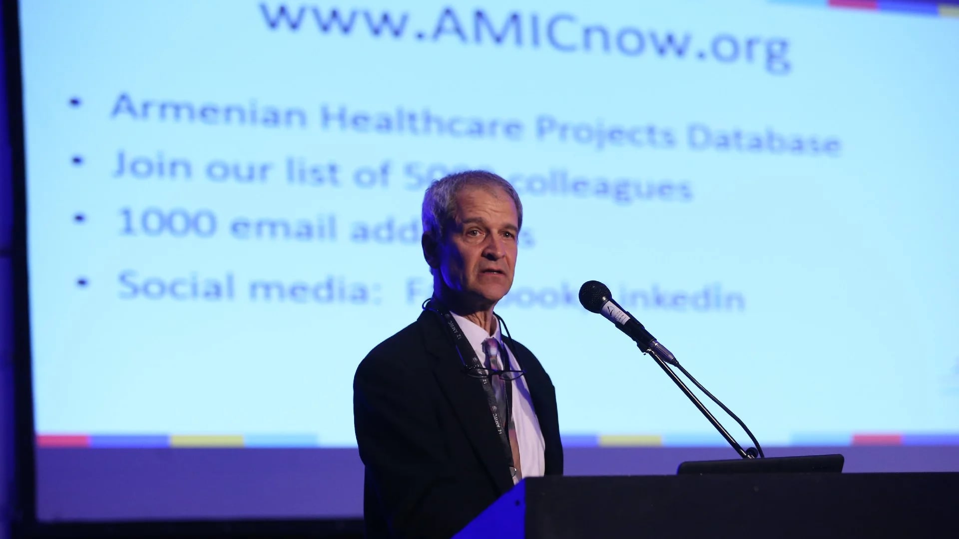 Manoukian Jerry, Presidente de AMIC (Armenian Medical International Committee), una organización sin fines de lucro con sede en Canadá