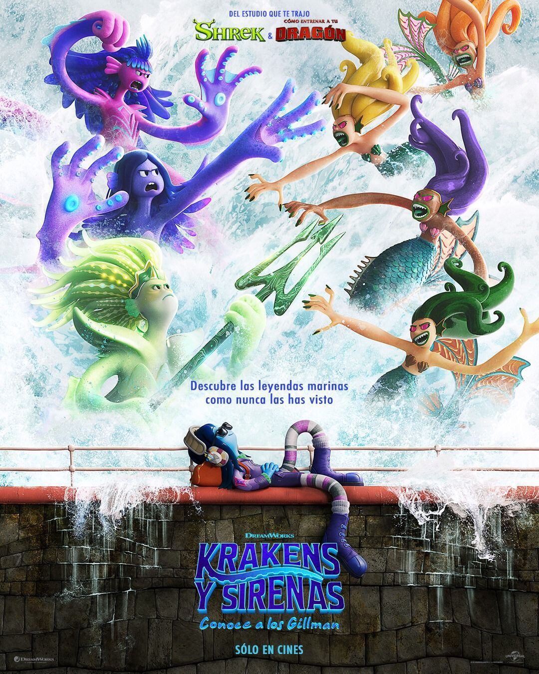 Krakens y sirenas: conoce a los Gillman (Universal Pictures)