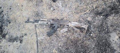 Algunas armas de diferentes calibres fueron quemadas (Foto: Twitter/lokillo10023)