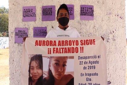 Eduardo Rafael Arroyo Pacheco, padre de Aurora Arroyo, mujer desaparecida en Guanajuato. Foto: ZETA Tijuana.