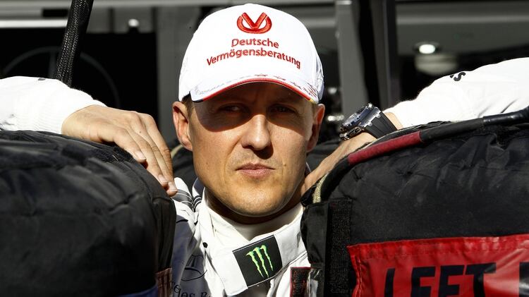 Schumacher, de 50 años, fue hospitalizado en París para hacer un tratamiento con células madre (AFP)