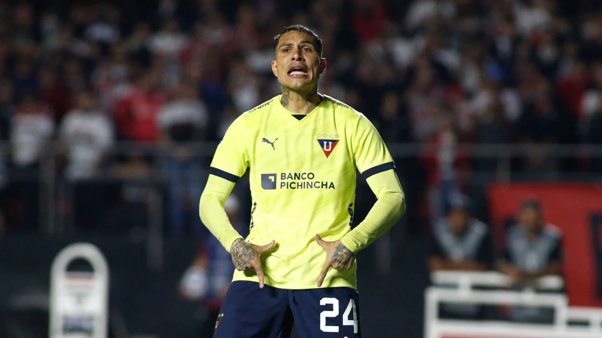 Gol de Paolo Guerrero y polémico festejo en tanda de penales con LDU Quito ante Sao Paulo por Copa Sudamericana
