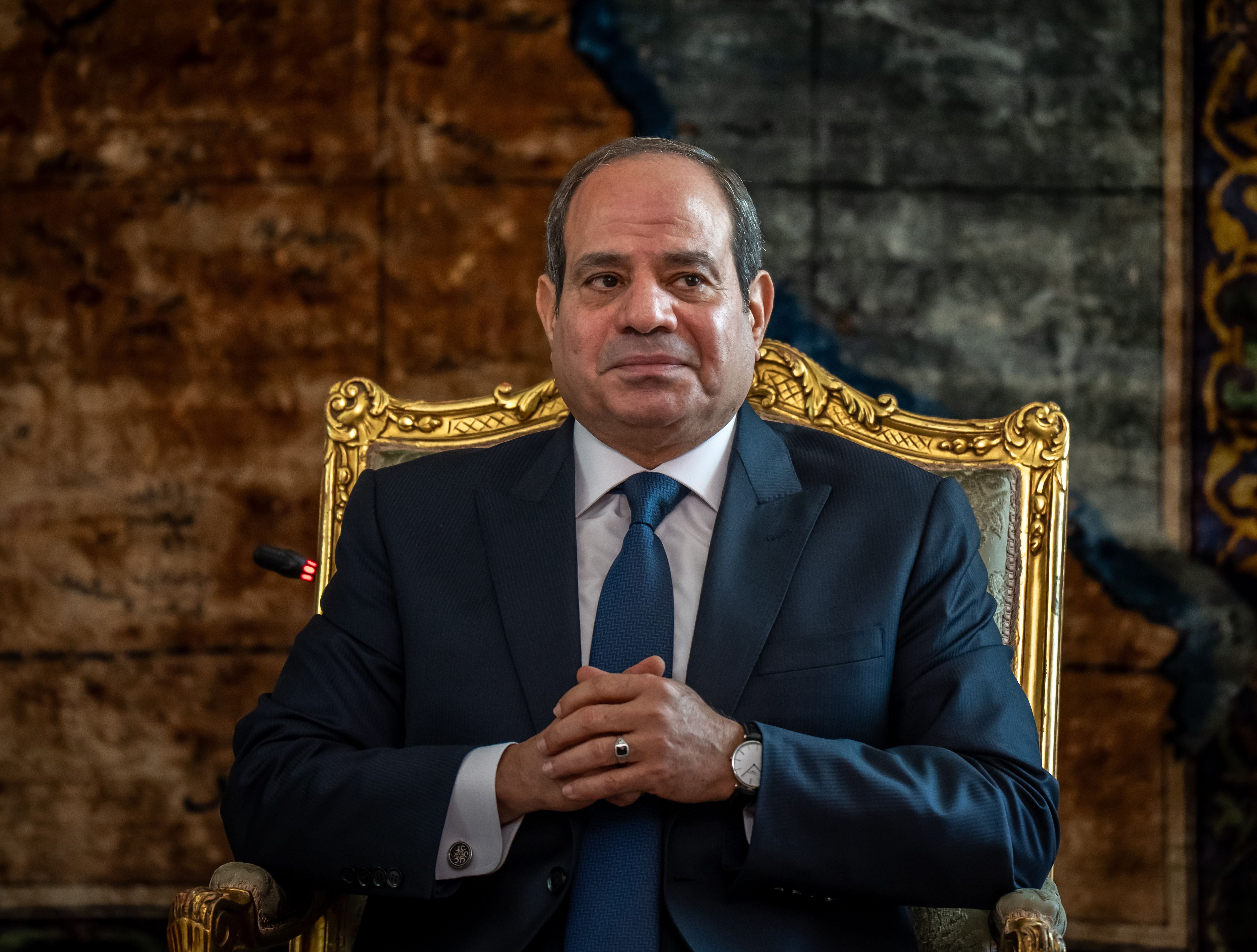 El presidente de Egipto Abdelfatah al Sisi. (EFE/EPA/Michael Kappeler)
