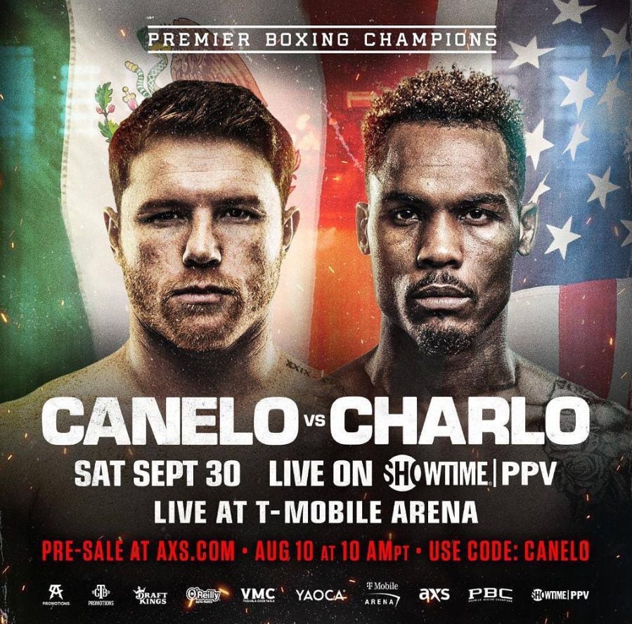 Canelo y Charlo se enfrentarán el sábado 30 de septiembre (Instagram/ @canelo)