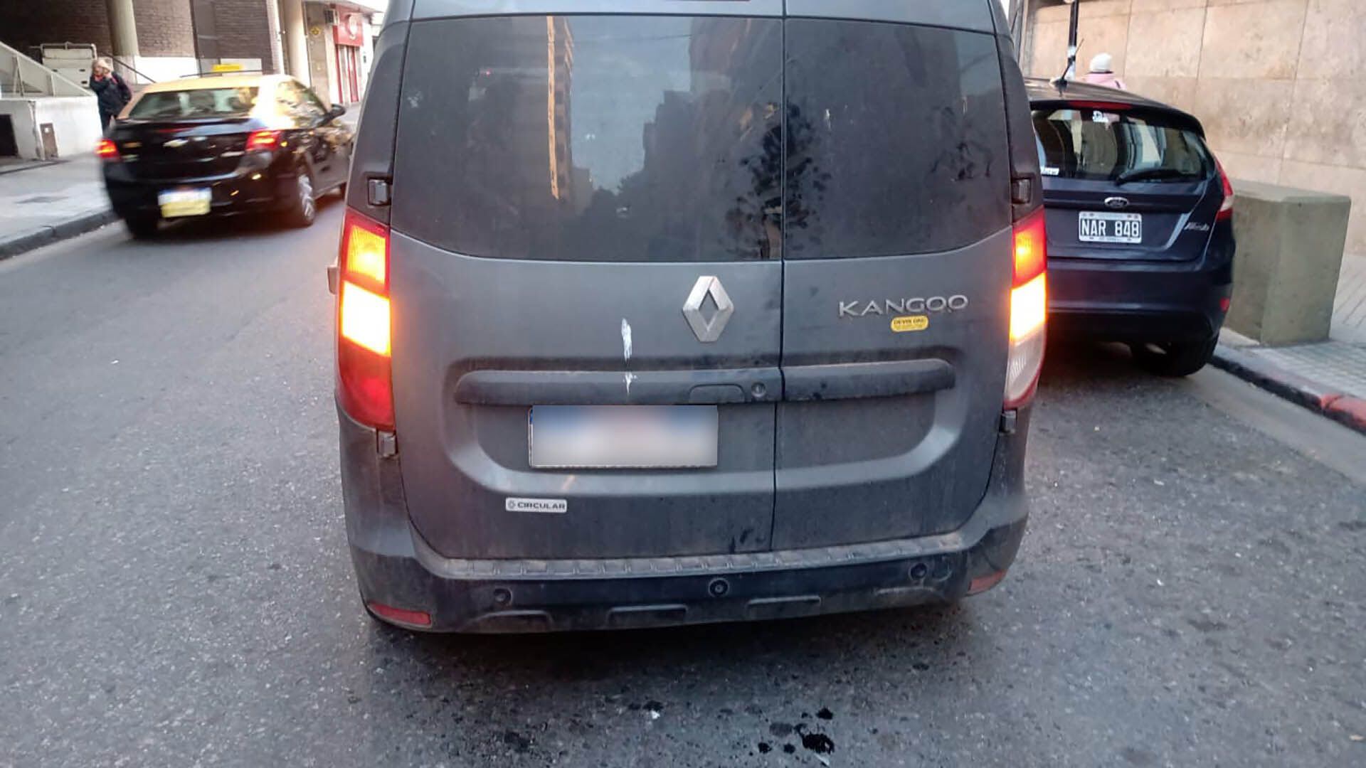 La Kangoo que Quintana intentó robar