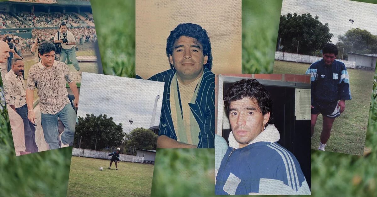 The incredible story of lost photos of Maradona in Racing appeared in archived negatives
