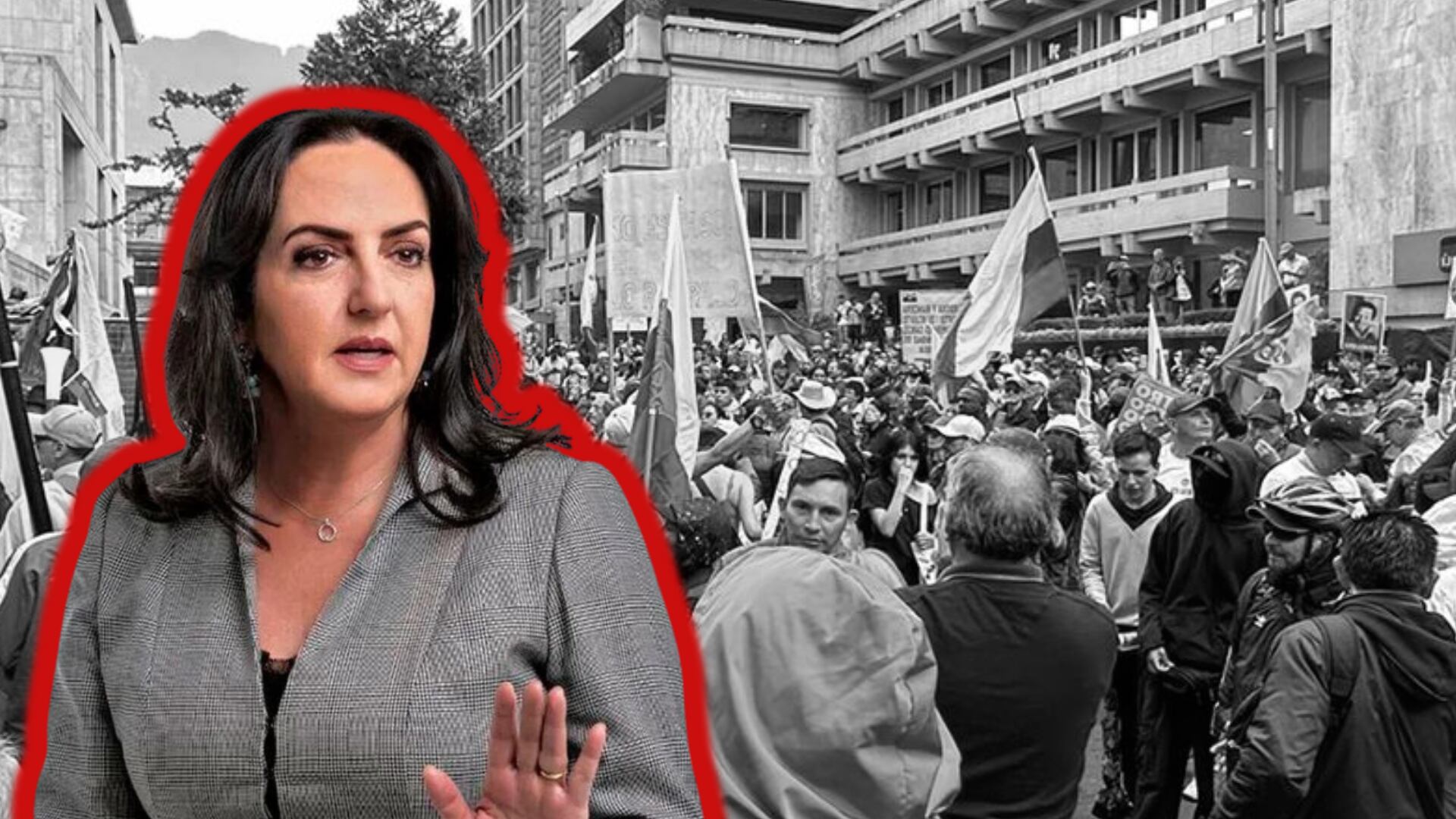 María Fernanda Cabal lanzaó críticas a través de redes sociales sobre las manifestaciones a favor del presidente Petro - crédito @MariaFdaCabal/X - Colprensa