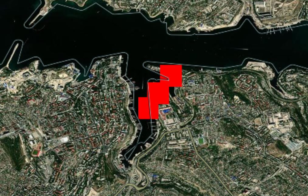 El ataque a los astilleros de Sebastopol también puede confirmarse a través de los datos de NASA Earth Data Global Fire Map, que detectó incendios a la 1 AM GMT