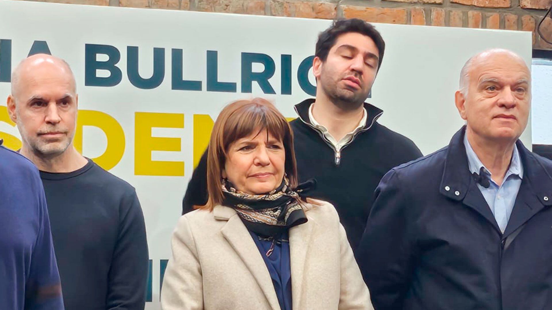 Tras la interna en las PASO, Bullrich y Larreta encabezaron un acto en Lomas de Zamora
