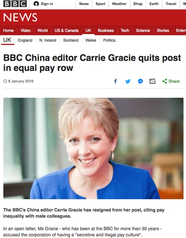 BBC se hizo eco de la noticia.