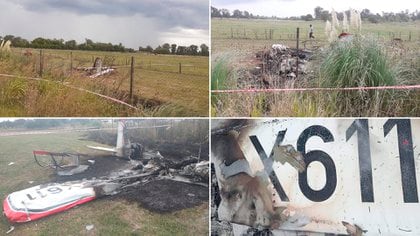 Los tripulantes se hallaban en el aeroclub realizando maniobras de despegue