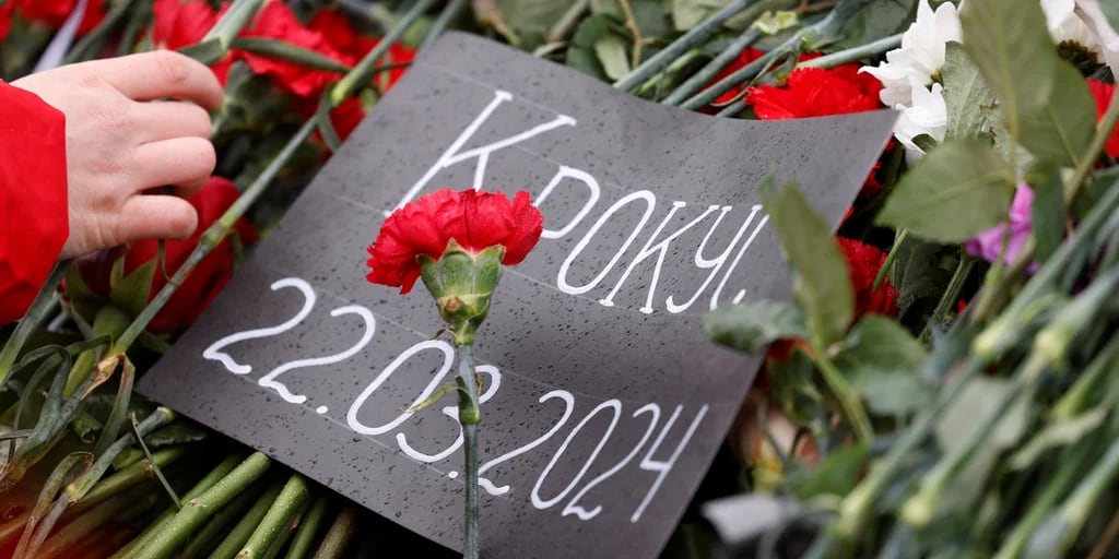 Aumentó a 143 la cifra de muertos por el ataque del Estado Islámico en el Crocus City Hall en Moscú