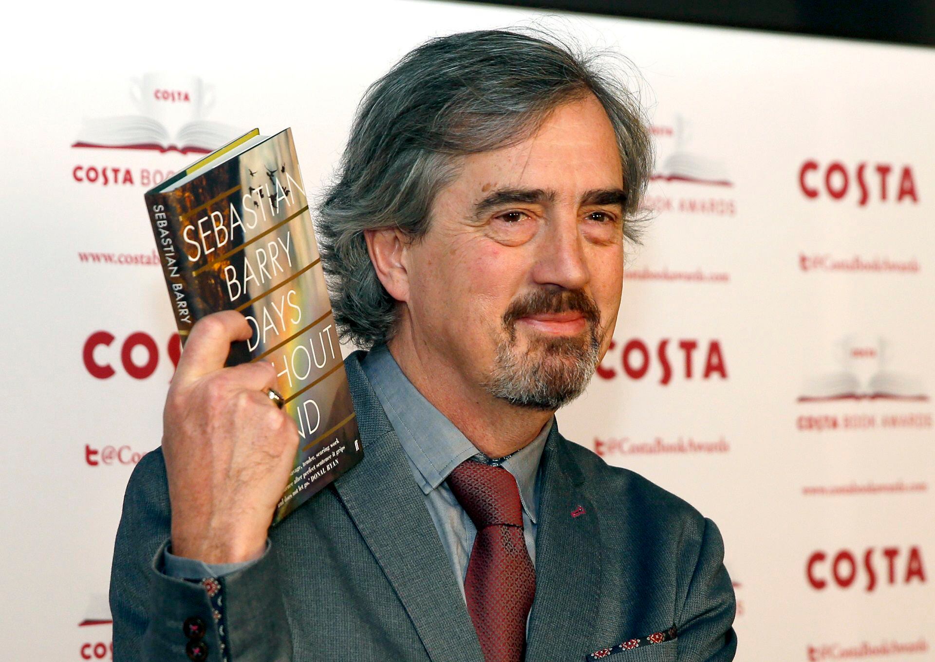 El escritor Sebastian Barry en los Costa Book Awards, en Londres, el 31 de enero de 2017 (AP Photo/Alastair Grant, Archivo)